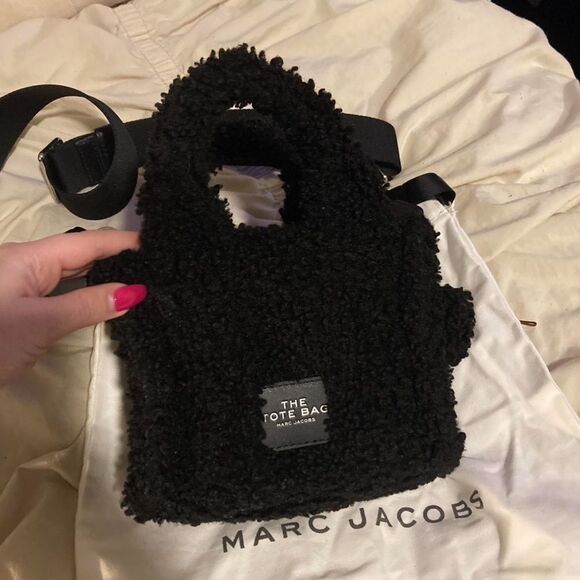 Marc Jacobs Black Teddy Tote - Picture 1 of 4
